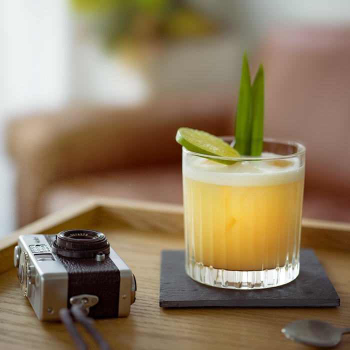 cocktail photo composition