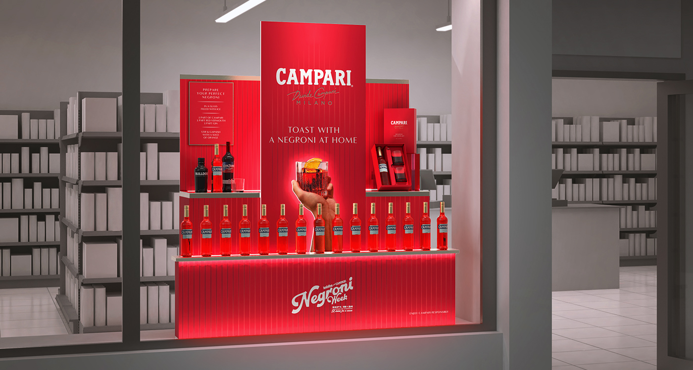Campari Negroni week vetrina
