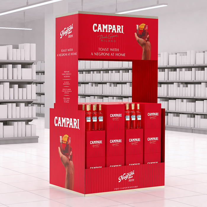 campari Negroni week materiale POS