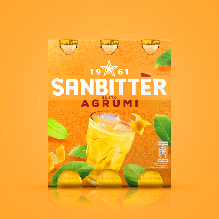 sanbittèr agrumi packaging
